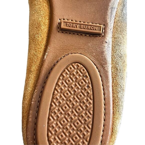 Tori Burch Minnie Travel Suede Ballet Flats size 6.5 - Picture 4 of 14